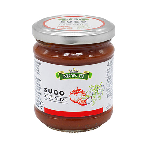 Sauce tomate aux olives noires 180 gr