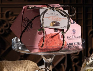 Panettone Borsari I Rustici Cerise Amarena et pépites chocolat 500 gr