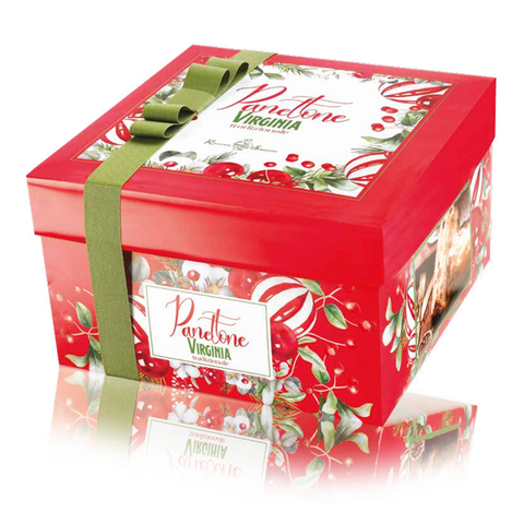 Panettone classico boite rouge VIRGINIA 1 kg