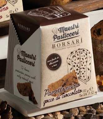 Mini Panettone Borsari Maestri Pastricceri pépites de chocolat 100 gr 1004854