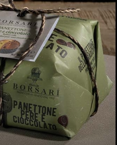 Panettone Borsari I Rustici Poire Chocolat 500 gr 1002035