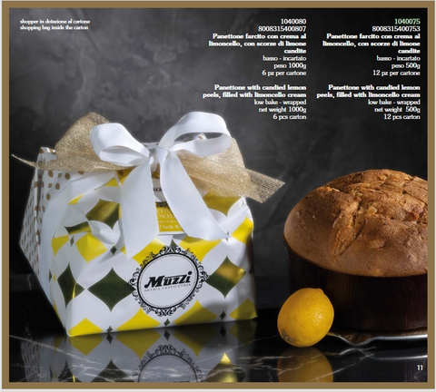 Panettone Muzzi Gran Classico Limoncello 500 gr 1040075