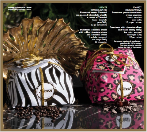 Panettone Muzzi Animalier Tiramisu 500 gr 1040478