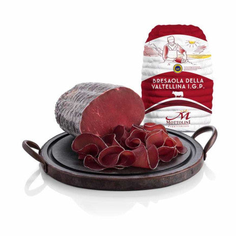 Bresaola VALTELLINA IGP Punta d'Anca MOTTOLINI (environ 1,7 kg)