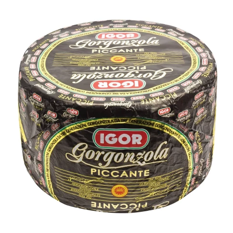 Gorgonzola DOP PICCANTE IGOR 1/2 (environ 6 kg)