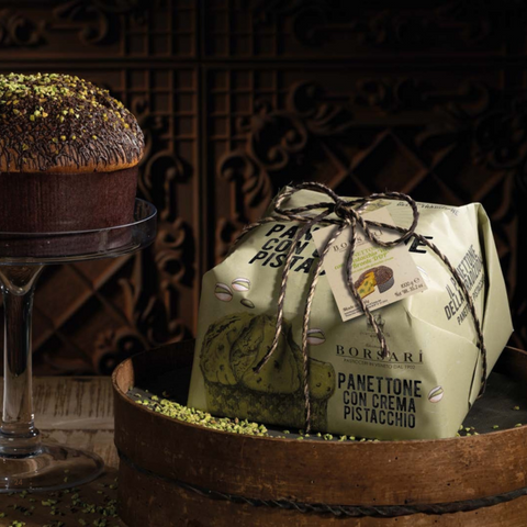 Panettone I Rustici crème de pistache Bronte 1 kg 1003350