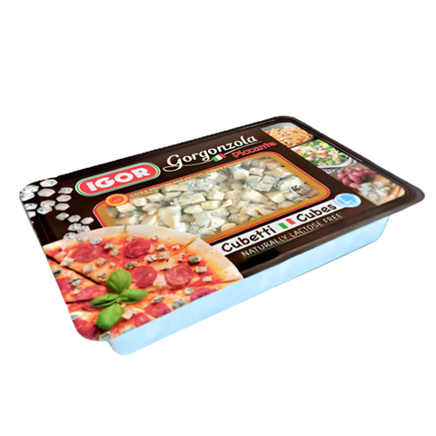 Gorgonzola DOP CUBES PICCANTE barquette de 500 gr IGOR