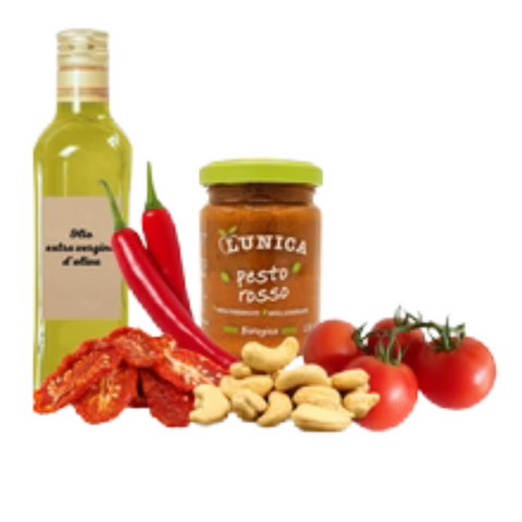 Pesto ROSSO BIO 520 Gr LUNICA