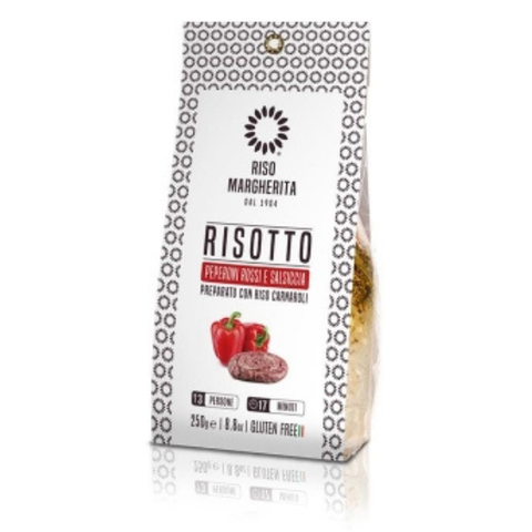 Risotto poivrons rouges et saucisse 250 gr