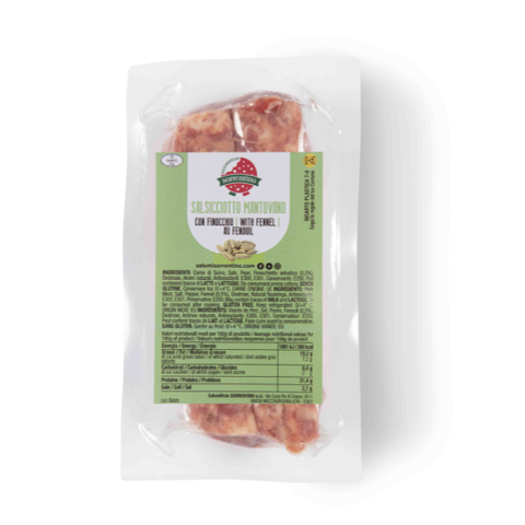 Saucisse fraiche au Fenouil SORRENTINO au kg (environ 200g)