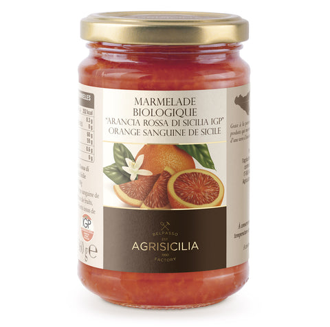 Marmelade d'orange sanguine IGP Bio 370 gr