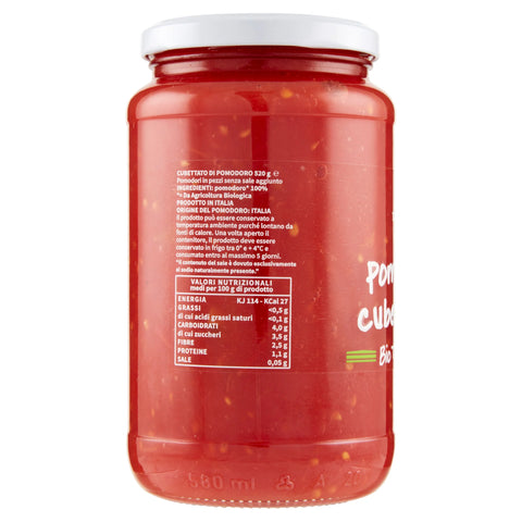 Cubes de tomates BIO 520 gr
