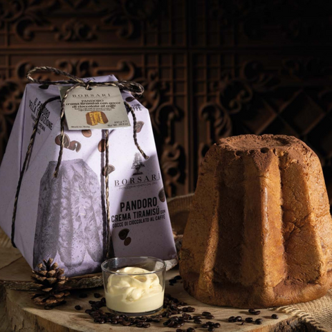 Pandoro crème tiramisu et pépites de chocolat "I Rustici" 850 gr 1002613