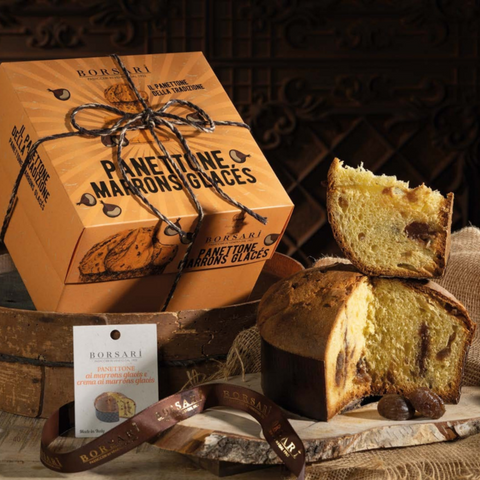 Panettone marrons glaçés "I Rustici" 750 gr 1002202