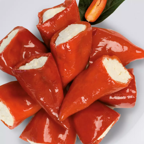 Cornets de poivrons farcis au fromage "CORNETTI" 800 gr
