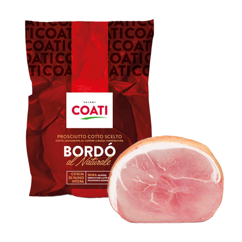 Jambon cuit "Bordo" (naturel) COATI (environ 8 kg)